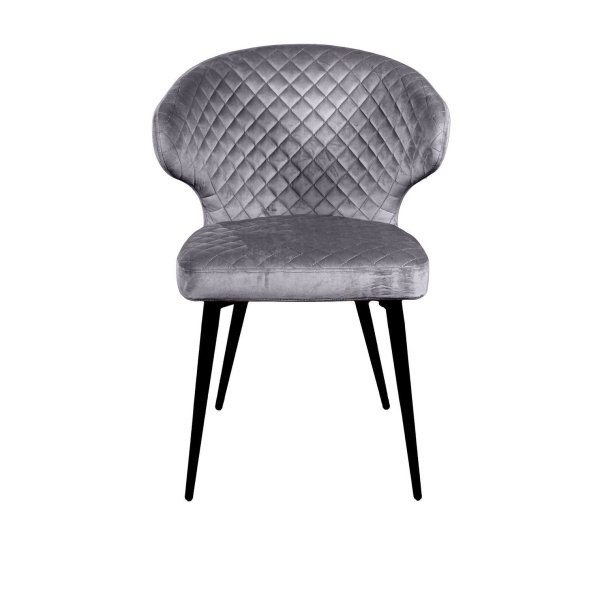 Стул Richard ромб, бархат серый 27 от интернет-магазина IDODOM.RU