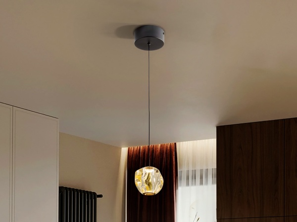 Zaria Подвесной светильник 1L- черный/бронзовый/золотой от интернет-магазина IDODOM.RU