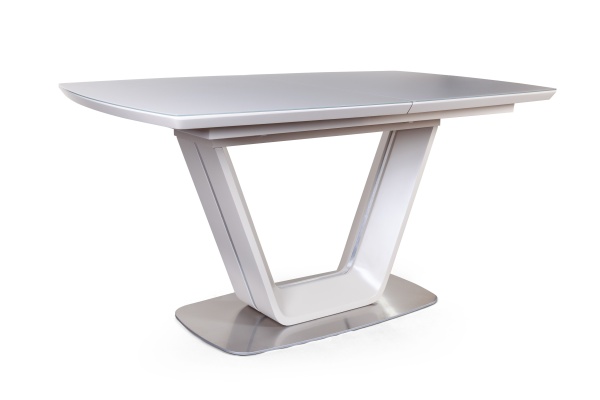 Стол Monroe (150+50 см) матовое закаленное стекло капучино от интернет-магазина IDODOM.RU