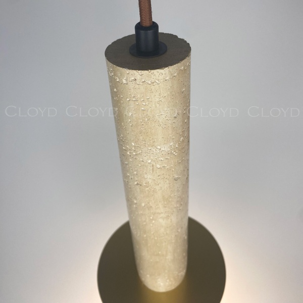 Подвесной светильник Cloyd CLARNET-C P1 / выс. 33 см - травертин (арт.11542) от интернет-магазина IDODOM.RU