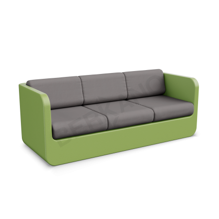 Диван Grace с подушками Spring Green, Graphite