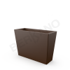 Кашпо Trapezio 70H DB Brown