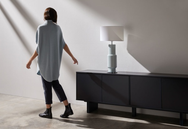 Настольная лампа Noa хромированный металл + белый абажур 801011/41 от интернет-магазина IDODOM.RU