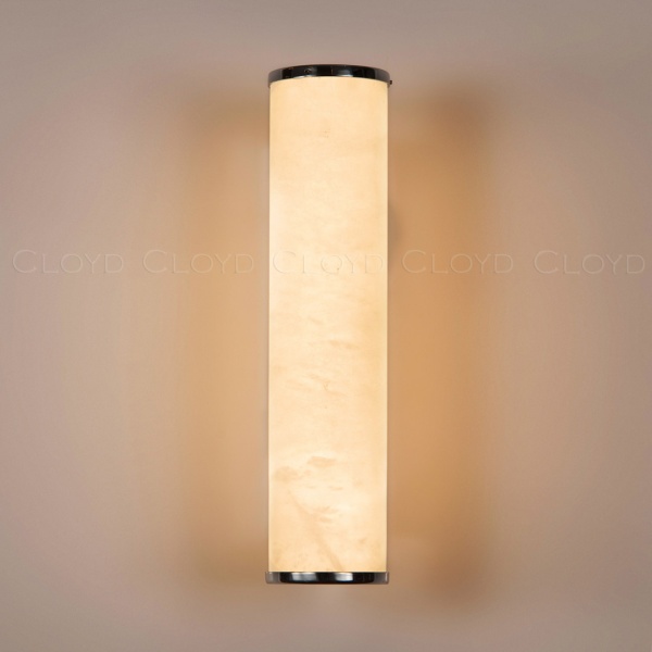 Бра Cloyd LERMONT-A W1 / выс. 30 см - алебастр - хром (арт.20207) от интернет-магазина IDODOM.RU