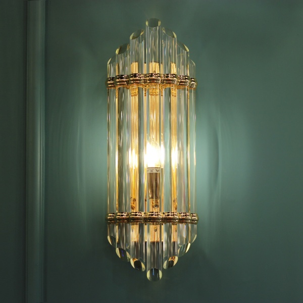 Бра Cloyd HARP W1 / выс. 50 см - золото (арт.20099) от интернет-магазина IDODOM.RU