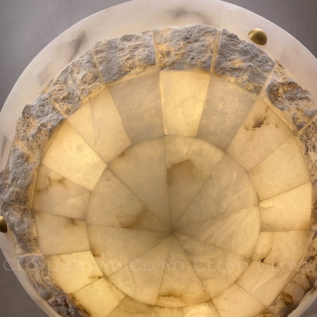 Люстра Cloyd TELEMACH C6 / Ø60 см - алебастр - латунь (арт.12347) от интернет-магазина IDODOM.RU