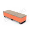 Скамейка Brick 180 Orange, Canvas