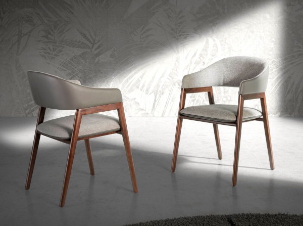 Стул 4091/ACH20070 с обивкой из ткани и экокожи от интернет-магазина IDODOM.RU