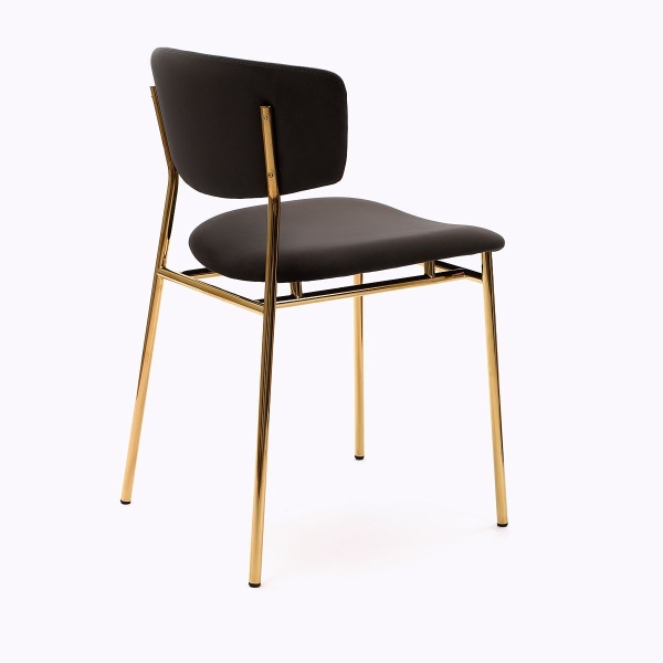 Стул Deimos, микровелюр графит, опоры золото от интернет-магазина IDODOM.RU