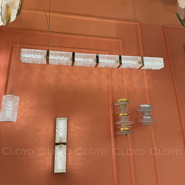 Подвесной светильник Cloyd PROMENADE P1 / шир. 110 см - золото (арт.11527) от интернет-магазина IDODOM.RU