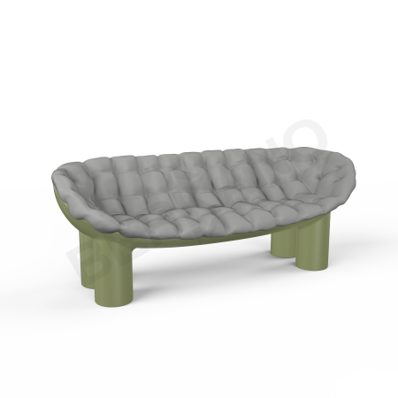 Диван SLON Olive green, Gray