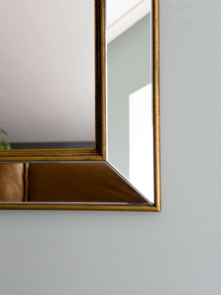 Зеркало Miriada mini gold от интернет-магазина IDODOM.RU