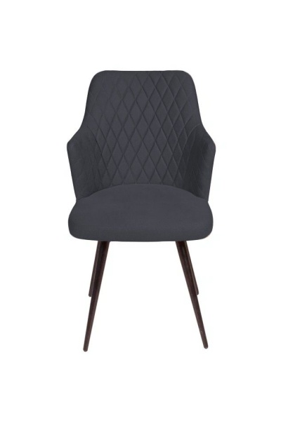 Стул поворотный на 360 градусов Hunt ромб, бархат 03 / чёрный конус от интернет-магазина IDODOM.RU