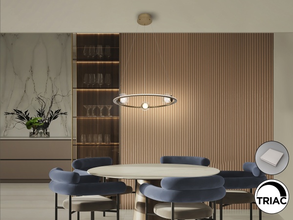 Подвесной светильник Tirsa бронзовый D60 от интернет-магазина IDODOM.RU