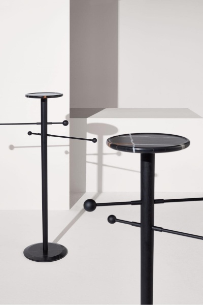 Вешалка для полотенец Momentos черный ясень / мрамор Sahara Noir от интернет-магазина IDODOM.RU