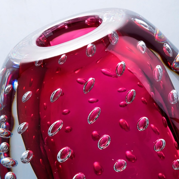 Ваза Cloyd ZANNY Vase / выс. 17 см - красн. стекло (арт.50048) от интернет-магазина IDODOM.RU