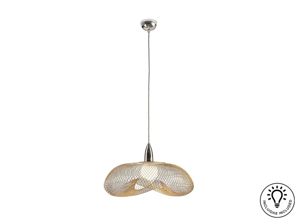 Подвесной светильник Forma 1L хром/золотой от интернет-магазина IDODOM.RU