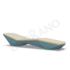 Шезлонг Quaro с подушками Blue Pine, Bone Brown