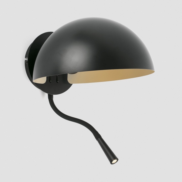 DOMINICA Черная лампа с аппликацией и считывателем от интернет-магазина IDODOM.RU