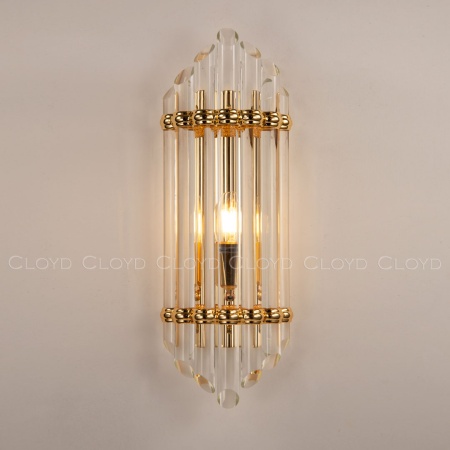 Бра Cloyd HARP W1 / выс. 50 см - золото (арт.20099) от интернет-магазина IDODOM.RU