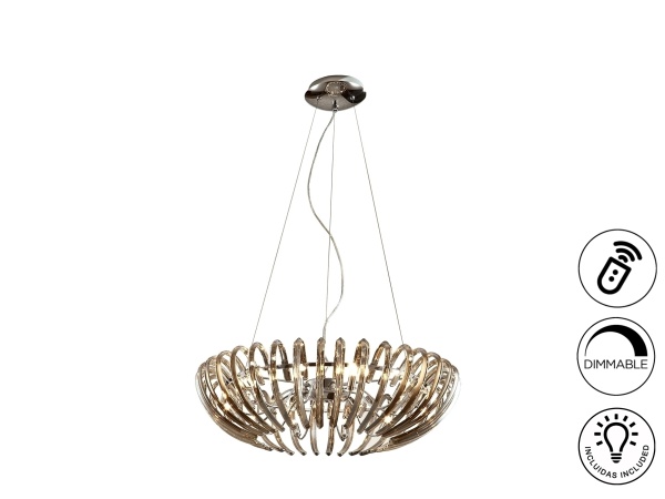 Люстра Ariadna 12L шампань DIMABLE от интернет-магазина IDODOM.RU