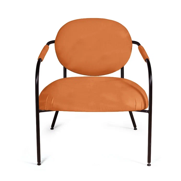 Лаунж кресло EGO, велюр терракот от интернет-магазина IDODOM.RU