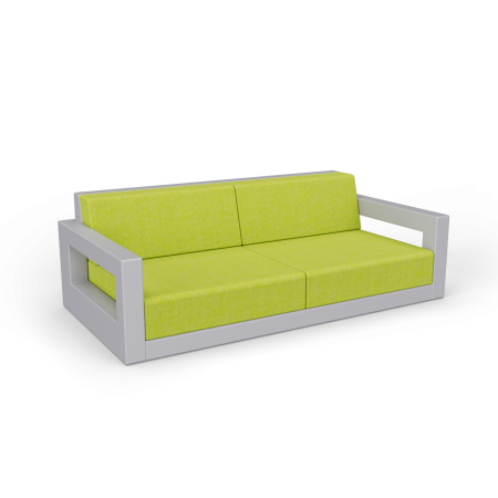 Диван Quarter lounge с подушками Graphite / Green