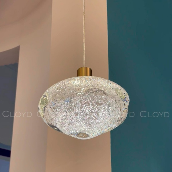 Подвесной светильник Cloyd VOCAL P1 / латунь - прозрачн. стекло (арт.11345) от интернет-магазина IDODOM.RU