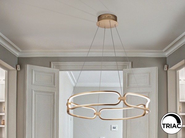 Подвесной светильник Colette 60Ø розовое золото от интернет-магазина IDODOM.RU