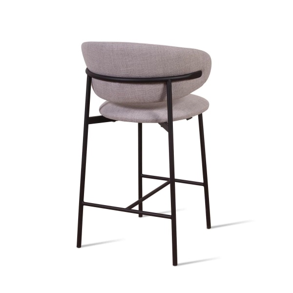 Стул полубарный Adele, рогожка wellton 912, серый от интернет-магазина IDODOM.RU