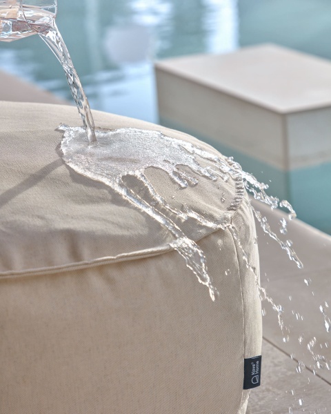 Пуф круглый Nedra бежевый от интернет-магазина IDODOM.RU