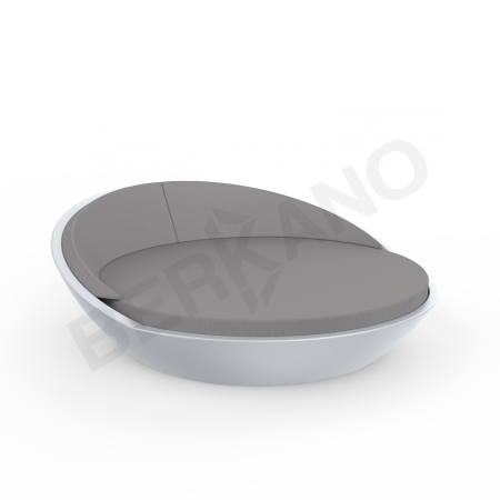 Шезлонг Riviera Concrete Gray, Graphite