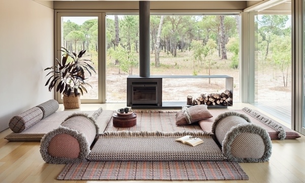 Подушка-ролл GL Checks green маленькая от интернет-магазина IDODOM.RU