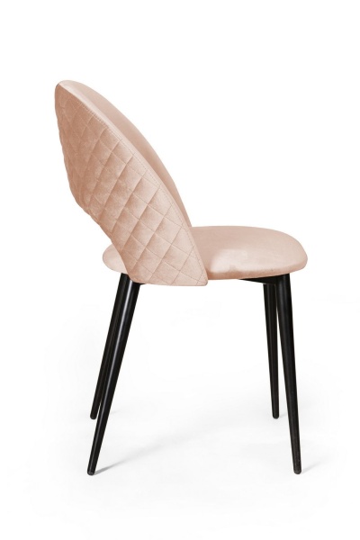 Стул Max ромб, бархат светло-бежевый 2 от интернет-магазина IDODOM.RU