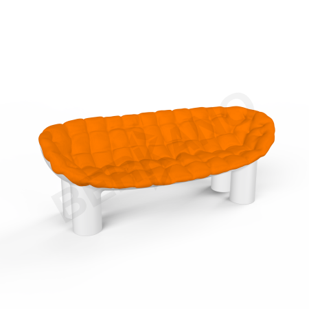 Диван SLON Snow White, Orange