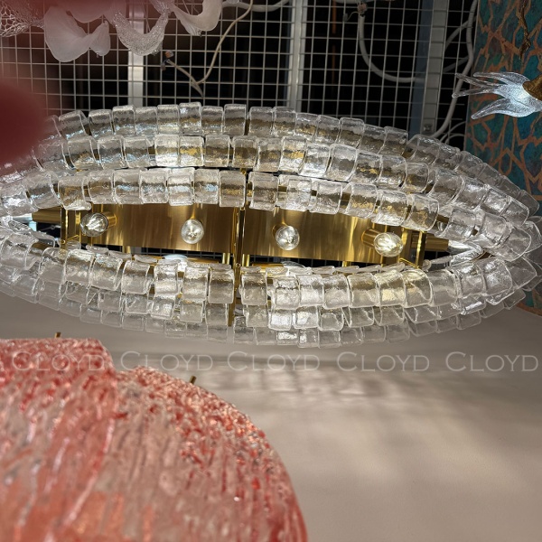 Люстра Cloyd NAMASTE C10 / шир. 100 см - латунь - прозрачн.стекло (арт.11690) от интернет-магазина IDODOM.RU