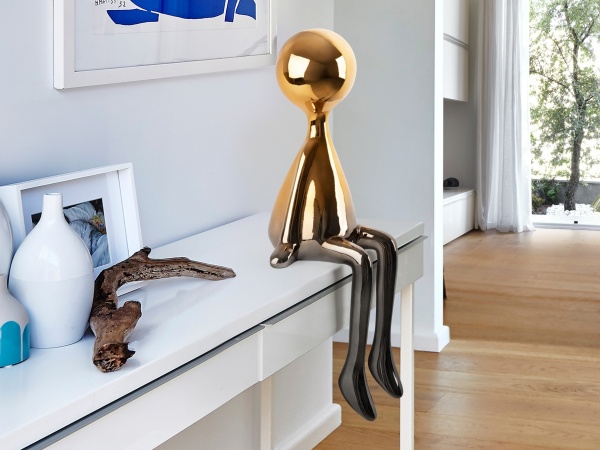 Sit down Фигура серый/оранжевый от интернет-магазина IDODOM.RU