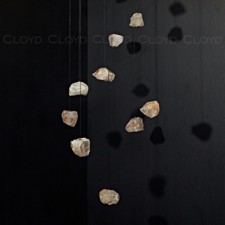 Подвесной светильник Cloyd NIXUS-C P1 / Ø8 см - кварц - латунь (арт.12624) от интернет-магазина IDODOM.RU