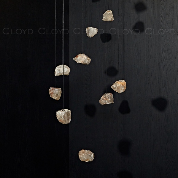 Подвесной светильник Cloyd NIXUS-C P1 / Ø8 см - кварц - латунь (арт.12624) от интернет-магазина IDODOM.RU