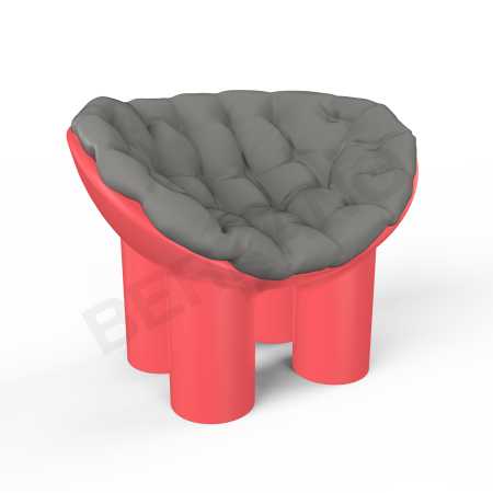 Кресло SLON Chili Red, Graphite