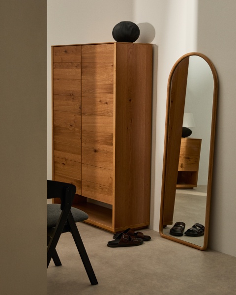 Зеркало Milsa в раме из тикового дерева 55 x 155см от интернет-магазина IDODOM.RU