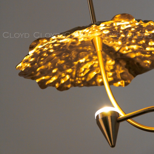 Подвесной светильник Cloyd KIRIBATI P1 / Ø20 см - латунь (арт.11374) от интернет-магазина IDODOM.RU