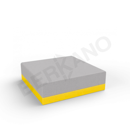 Пуф Quarter modular с подушками Yellow, Gray