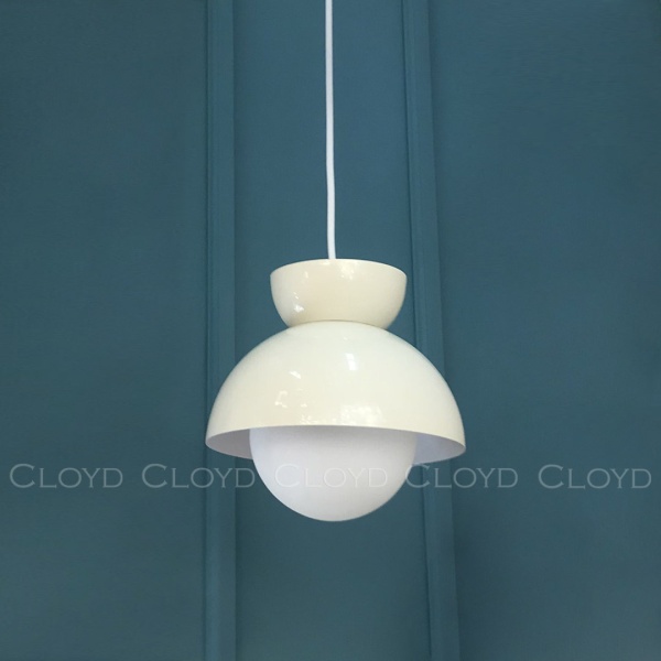 Подвесной светильник Cloyd ERMA-A P1 / Ø20 см - кремовый (арт.11341) от интернет-магазина IDODOM.RU