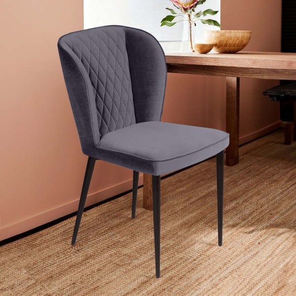 Стул Next, бархат серый 27 от интернет-магазина IDODOM.RU