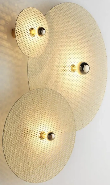 Бра Tan Tan A1053/5 см металл хром + 1125/60 см натуральный ротанг от интернет-магазина IDODOM.RU