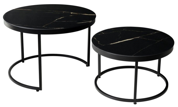 Журнальный стол Edwin стекло темный от интернет-магазина IDODOM.RU