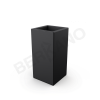 Кашпо Cubric 40*80 DB графитового цвета