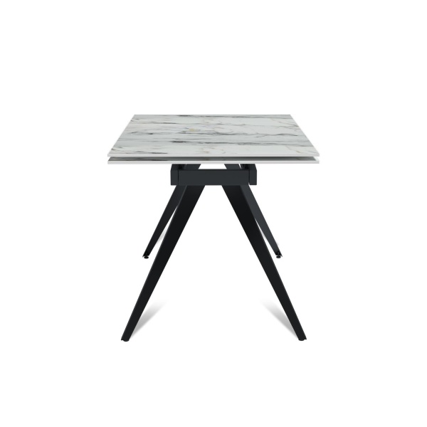 Стол раскладной Asti (120+30+30), керамика глянцевая Ice Jade от интернет-магазина IDODOM.RU