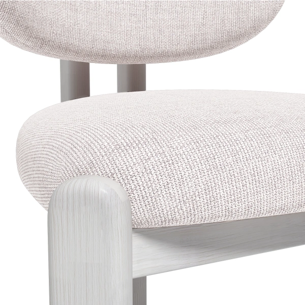 Стул Galloti, бук белый, рогожка wellton 000 от интернет-магазина IDODOM.RU